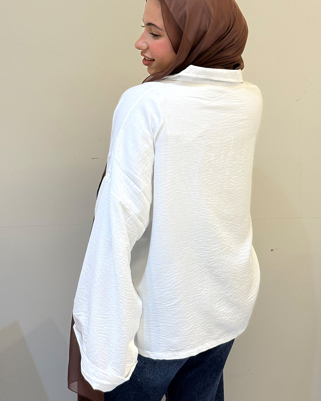 Everyday Ease – White Blouse