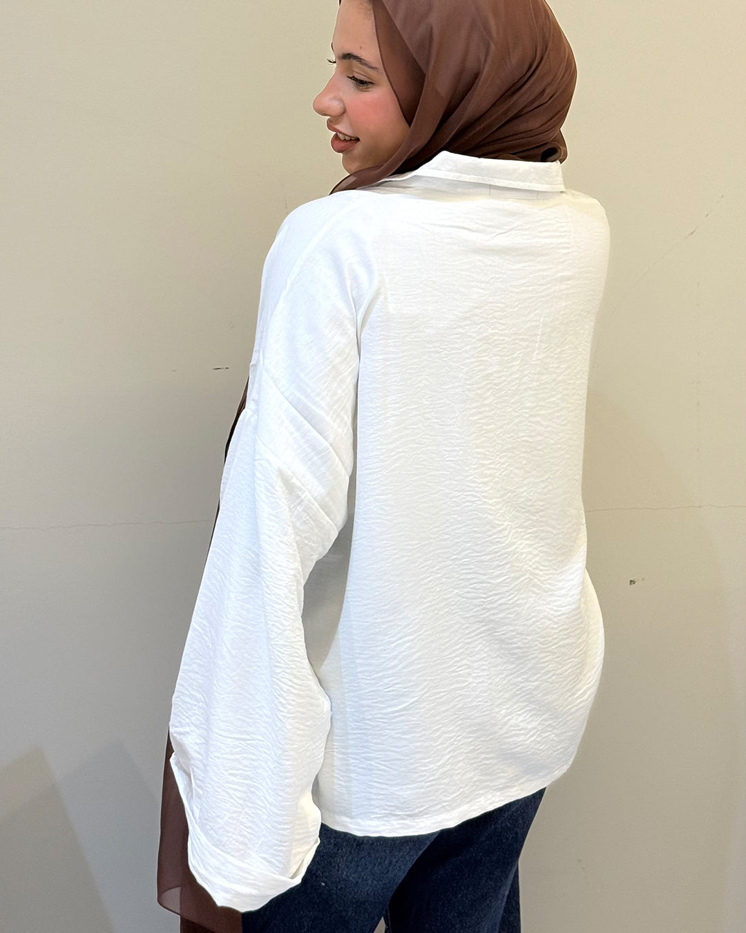Everyday Ease – White Blouse