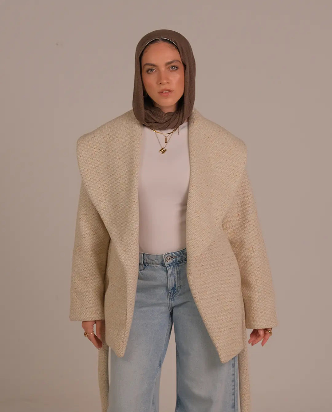 Textured Wrap Jacket