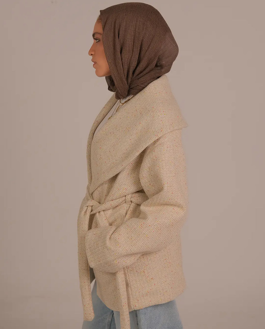 Textured Wrap Jacket