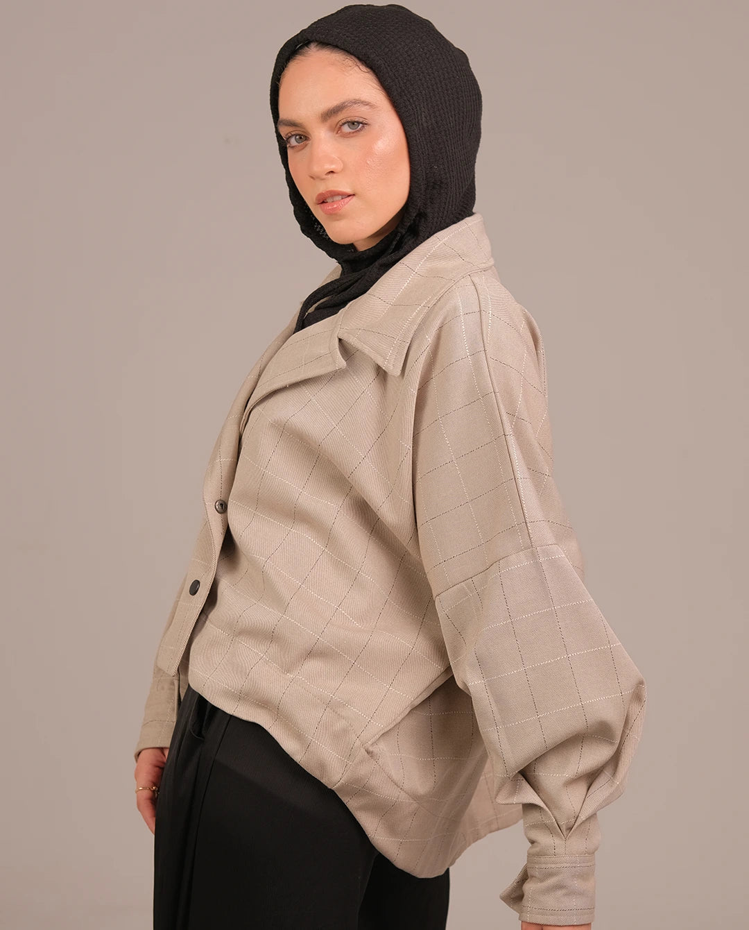 Striped Cropped Jacket