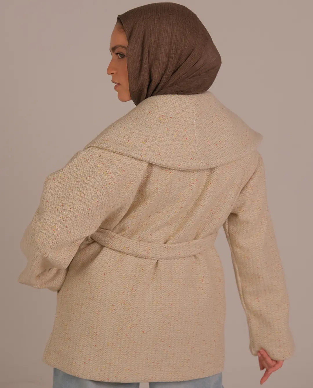 Textured Wrap Jacket