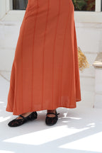 Panel Linen Skirt