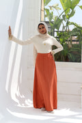 Panel Linen Skirt