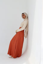 Panel Linen Skirt
