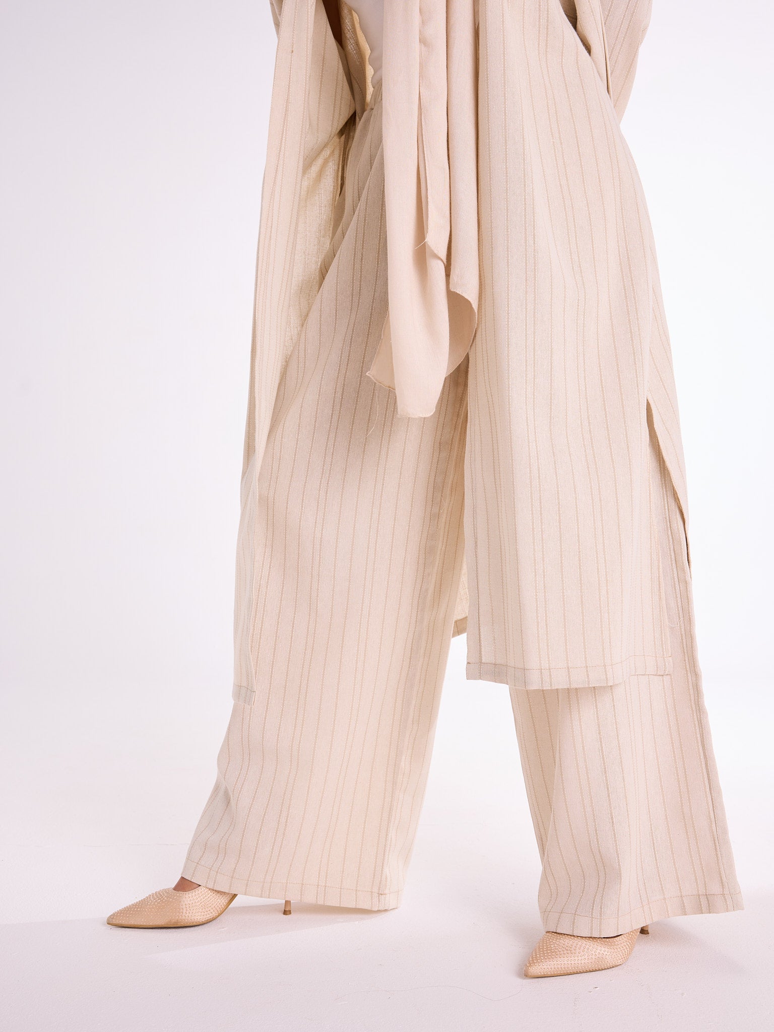 Striped Linen Pants