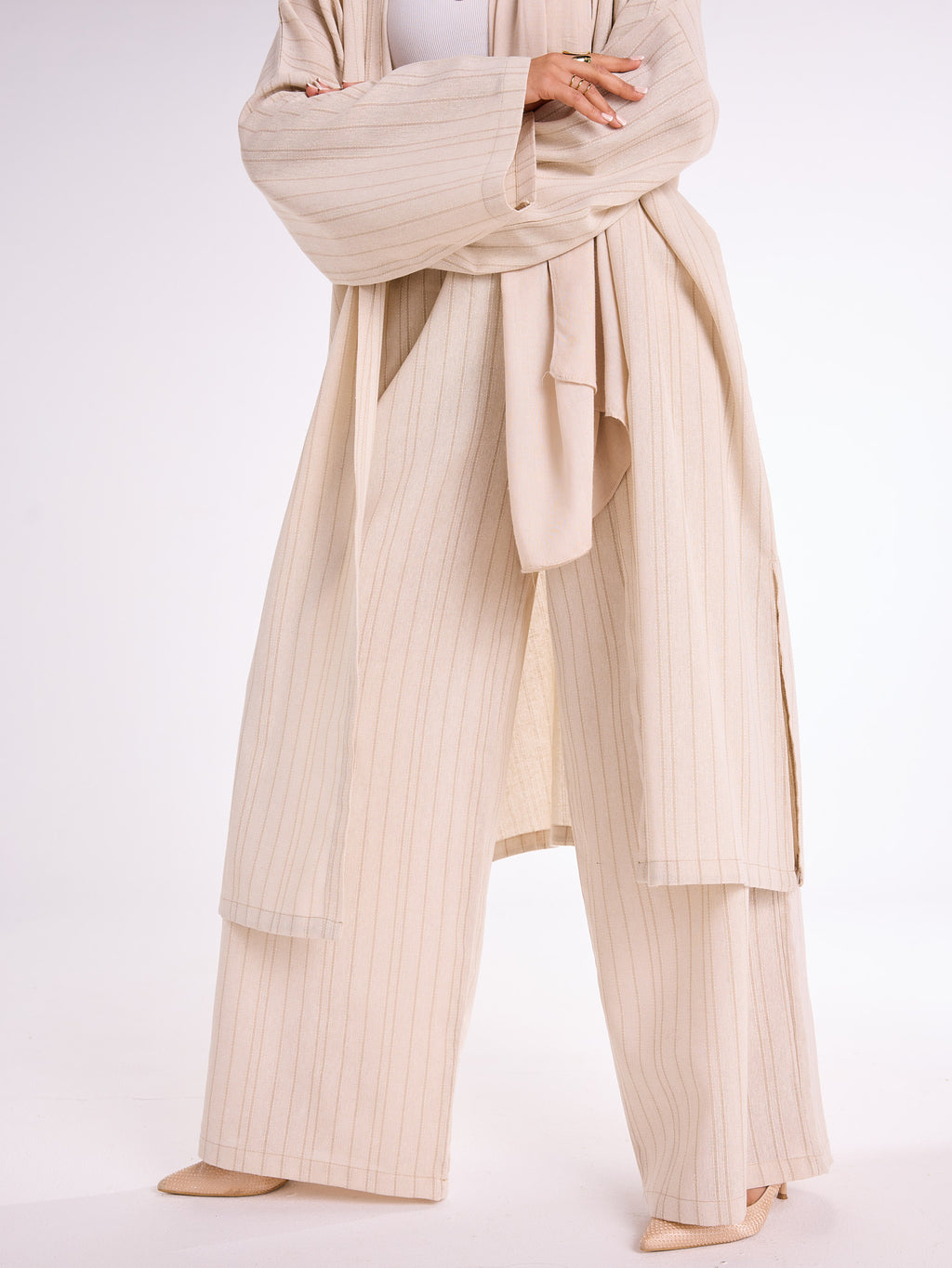 Striped Linen Pants