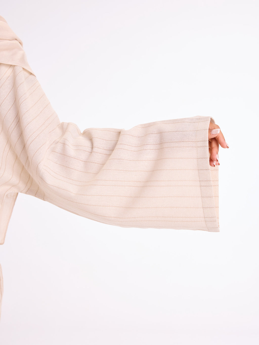 Striped Linen Cardigan
