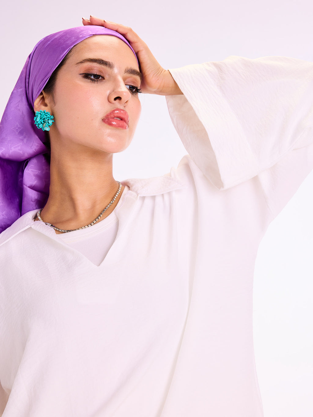 Everyday Ease – White Blouse
