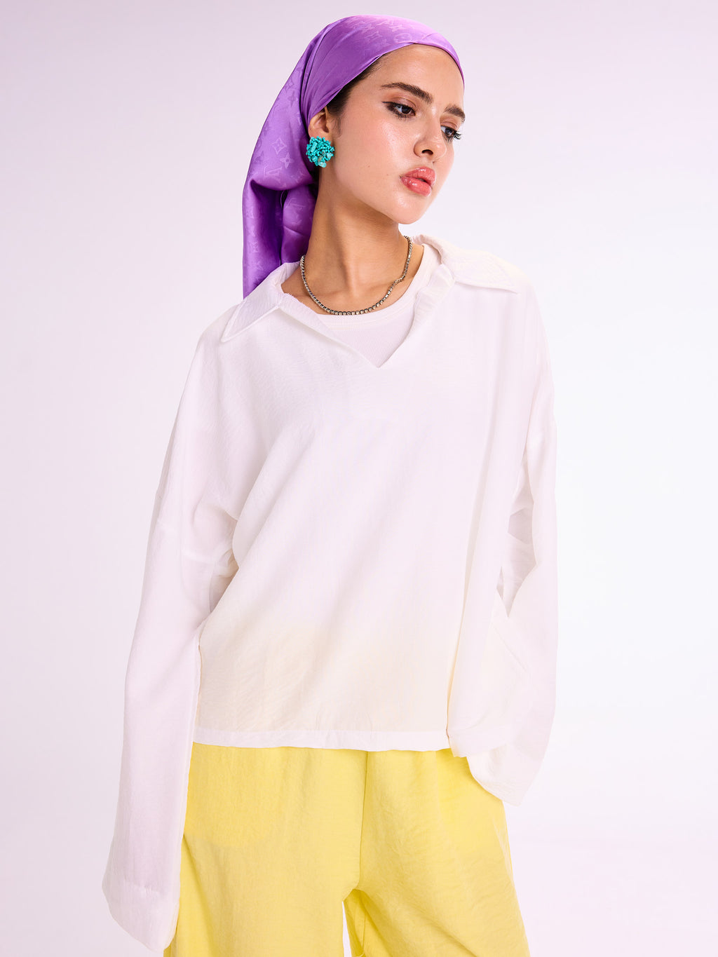 Everyday Ease – White Blouse