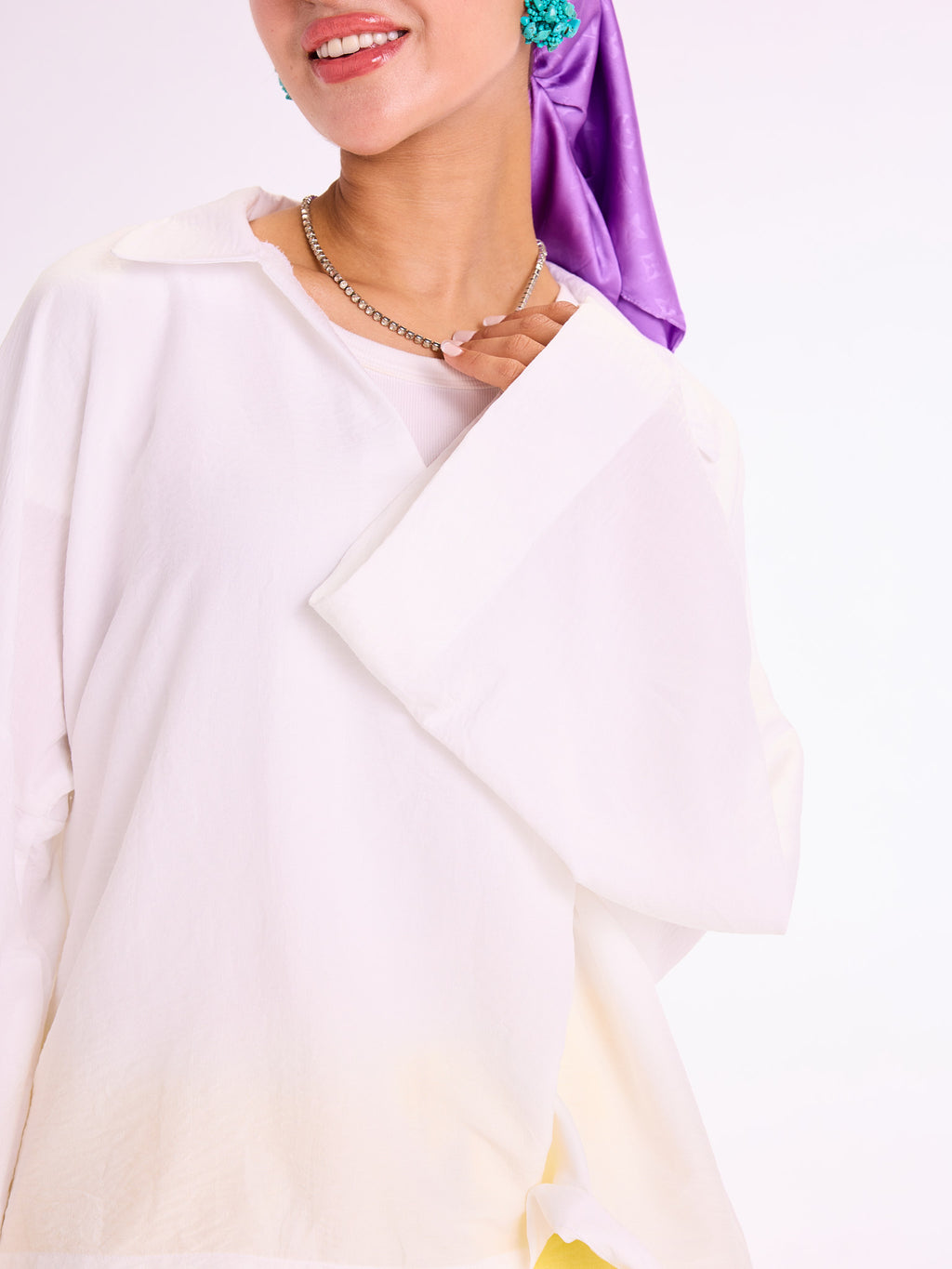 Everyday Ease – White Blouse