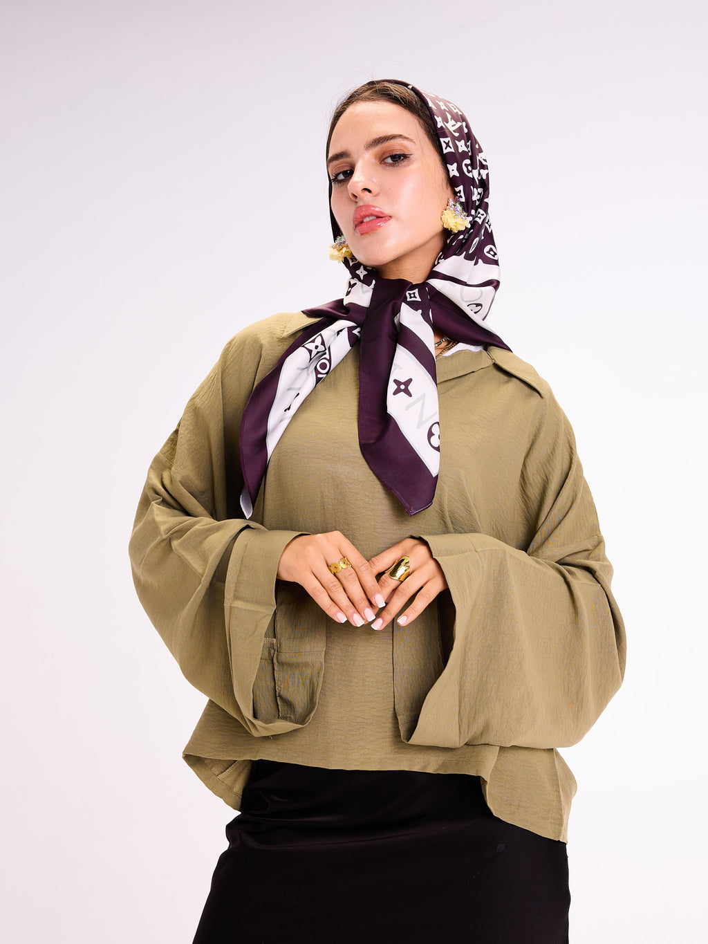 Everyday Ease – Olive Blouse